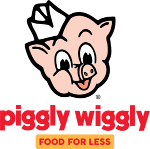 Piggly Wiggly Food For Less Logo Stacked